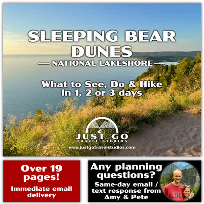 Sleeping Bear Dunes National Lakeshore Itinerary (Digital Download)
