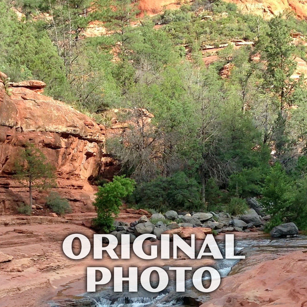 Slide Rock State Park Poster-WPA (Slide View)