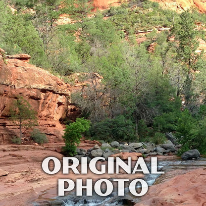 Slide Rock State Park Poster-WPA (Slide View)