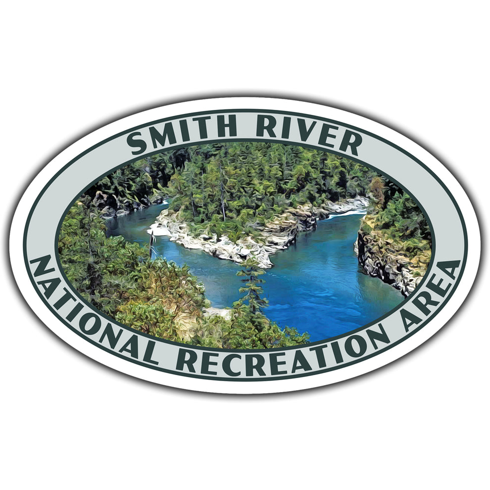 Smith River National Recreation Area Sticker (River Forks) (CA) – Just ...