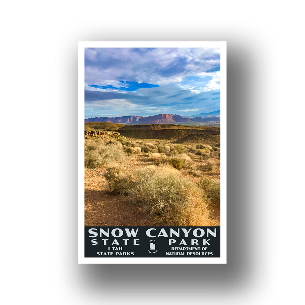 Snow Canyon State Park Poster-WPA (Snow Canyon)