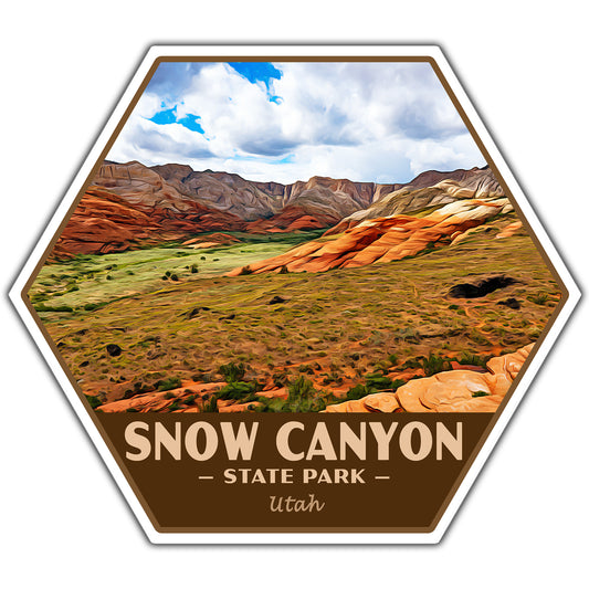Snow Canyon state park sticker