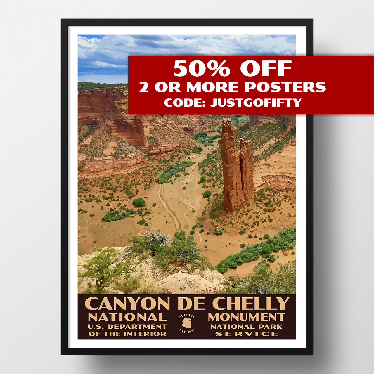 canyon de chelly national monument poster