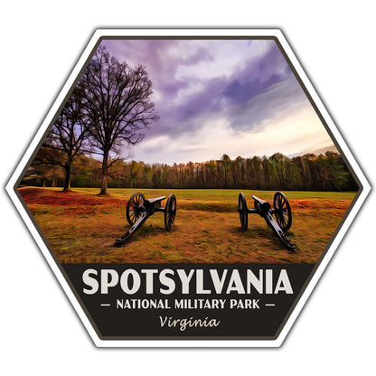 Spotsylvania national military park sticker