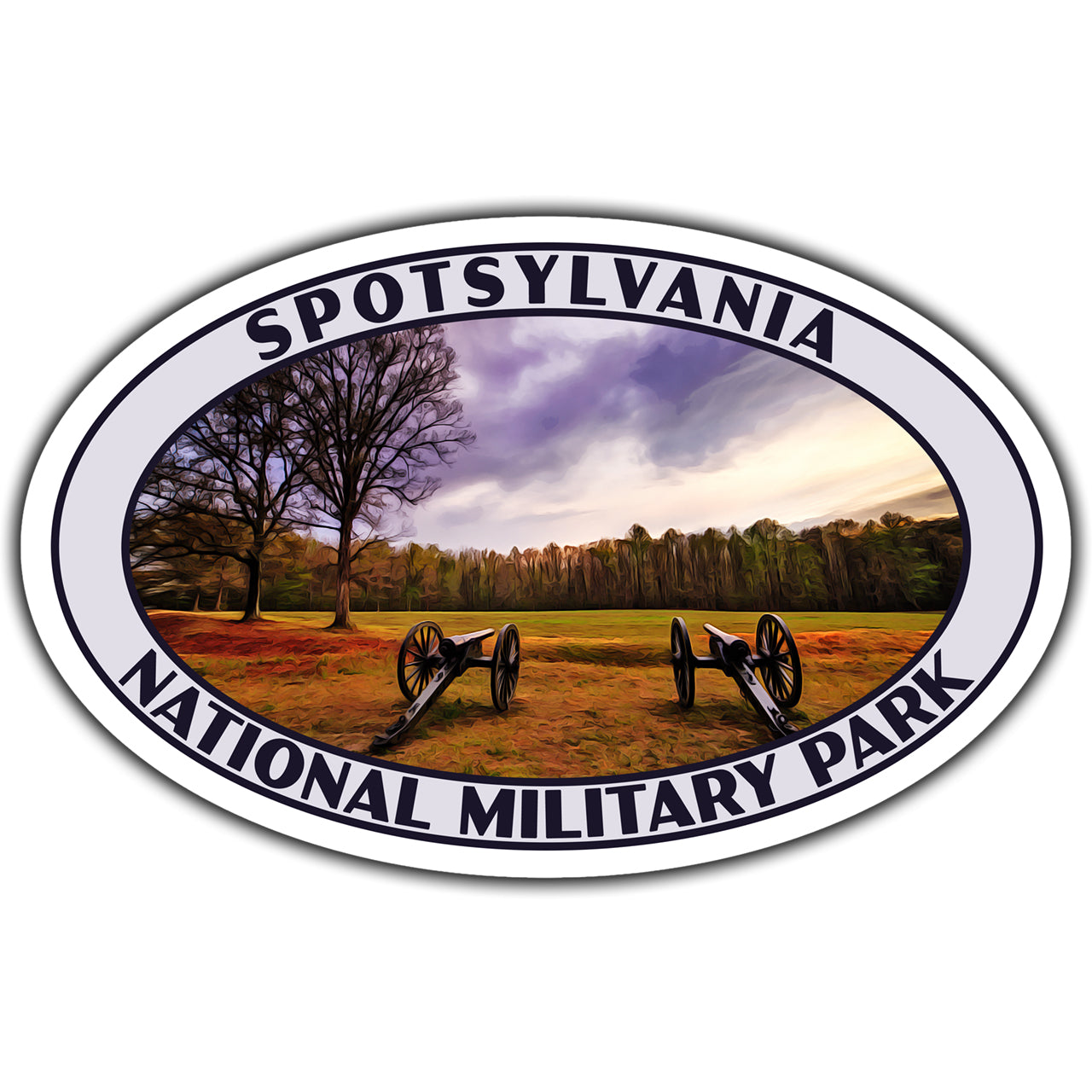 Spotsylvania national military park sticker