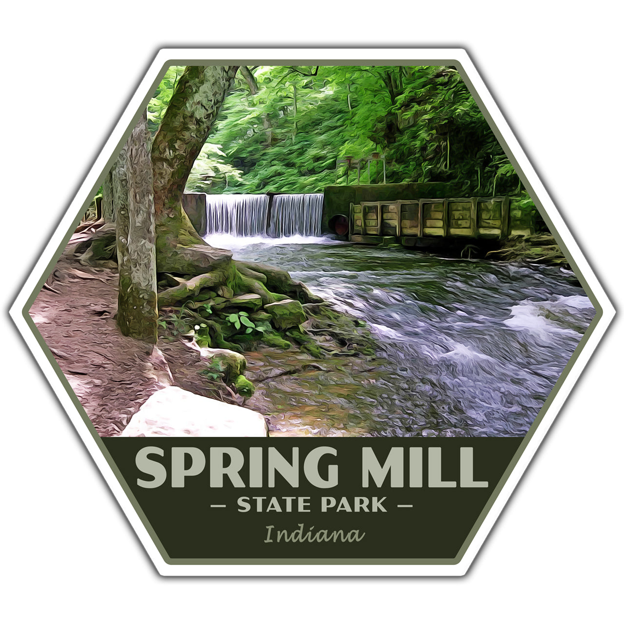 Spring Mill state park sticker