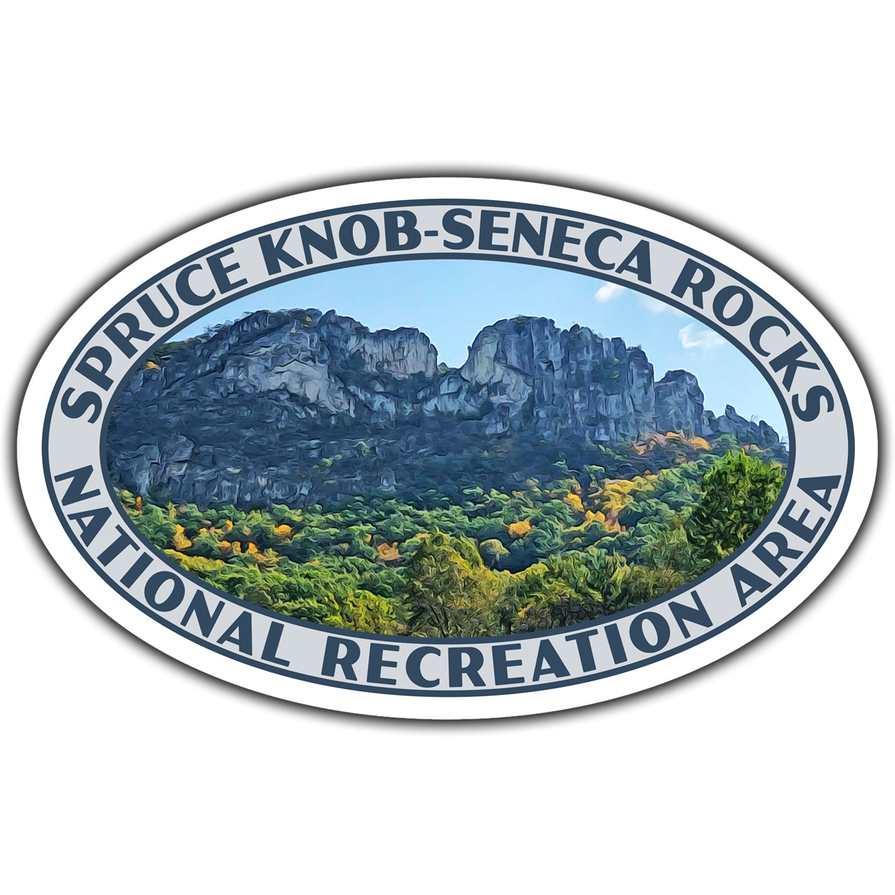 Spruce Knob-Seneca Rocks national recreation area sticker