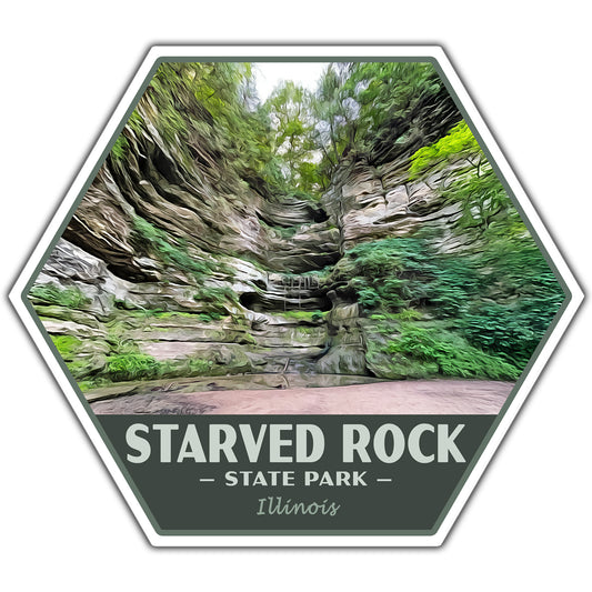 Starved Rock state park sticker