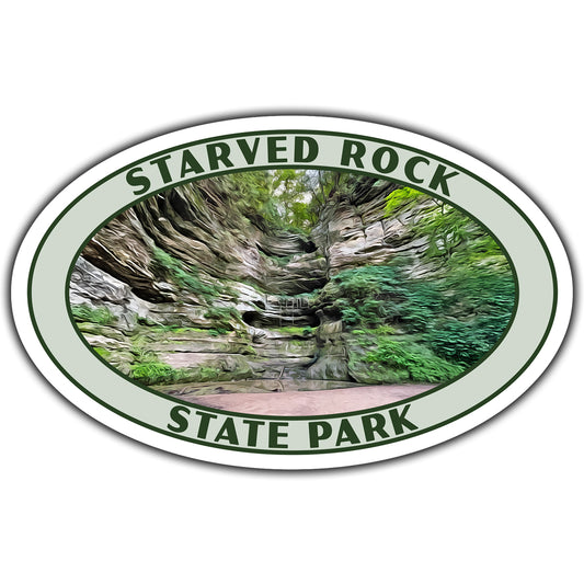 Starved Rock state park sticker