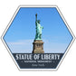 Statue of Liberty national monument sticker