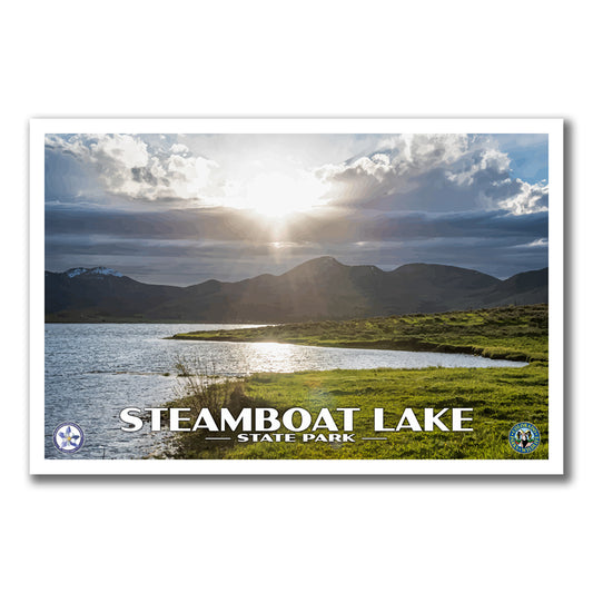 Steamboat Lake State Park Poster - WPA (Afternoon) - CPF / SLSP