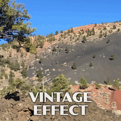 Sunset Crater Volcano National Monument Poster-WPA