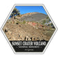Sunset Crater Volcano national monument sticker