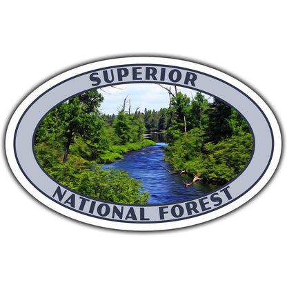 Superior national forest sticker