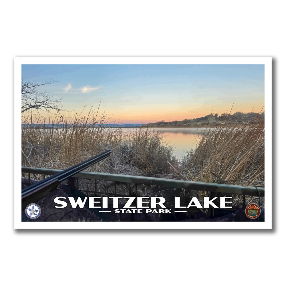 Sweitzer Lake State Park Poster - WPA (Sunrise) - CPF / SLSP