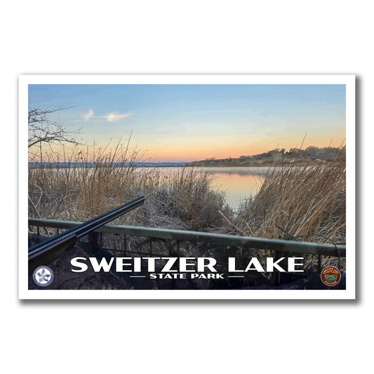 Sweitzer Lake State Park Poster - WPA (Sunrise) - CPF / SLSP