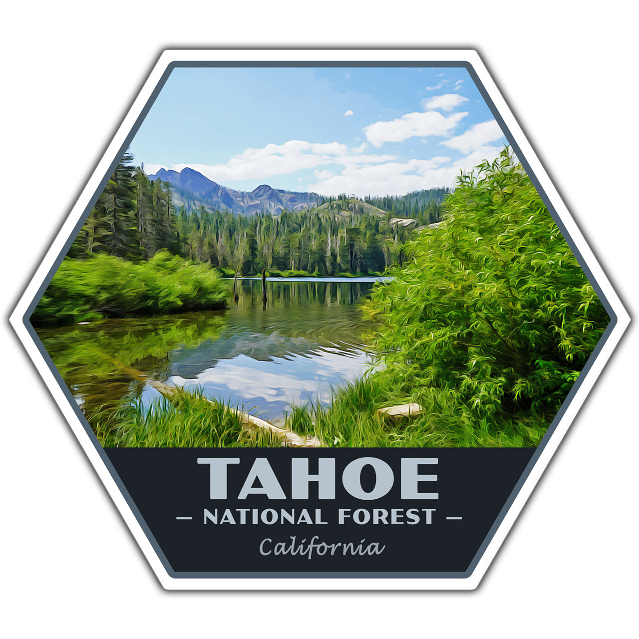 Tahoe national forest sticker
