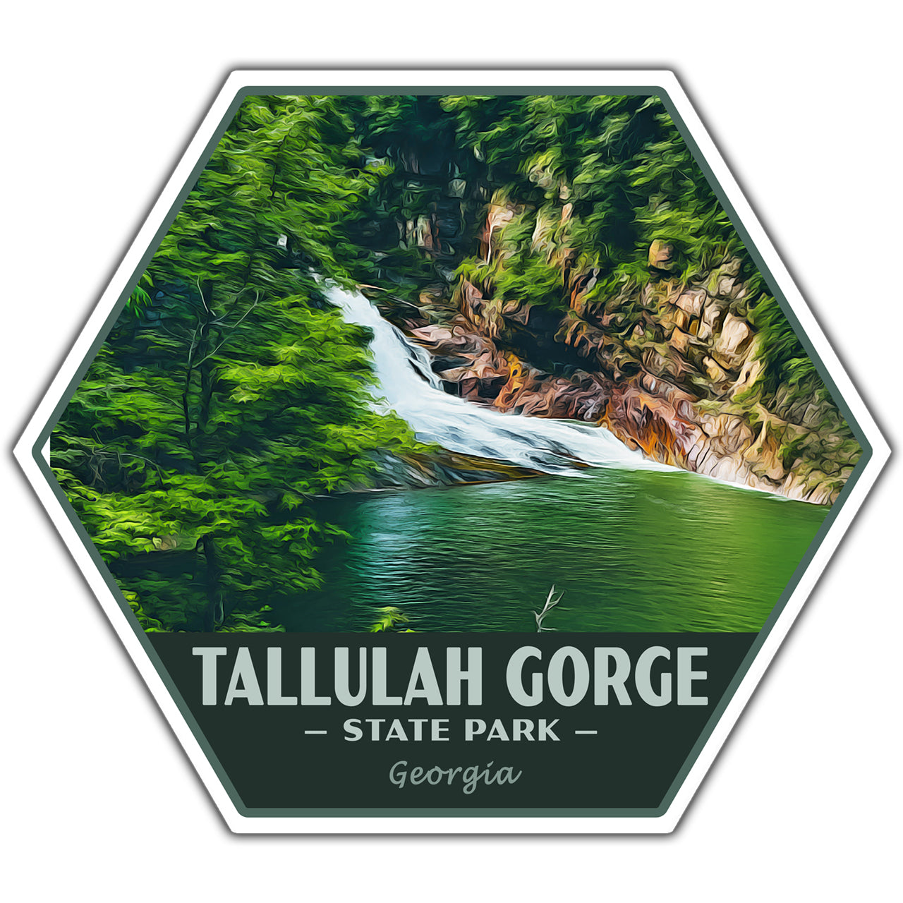 Tallulah Gorge state park sticker