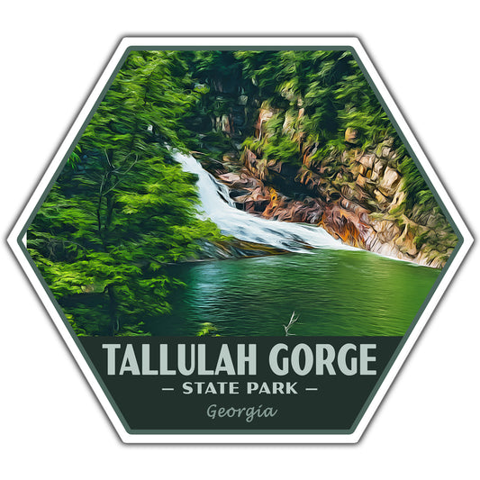 Tallulah Gorge state park sticker