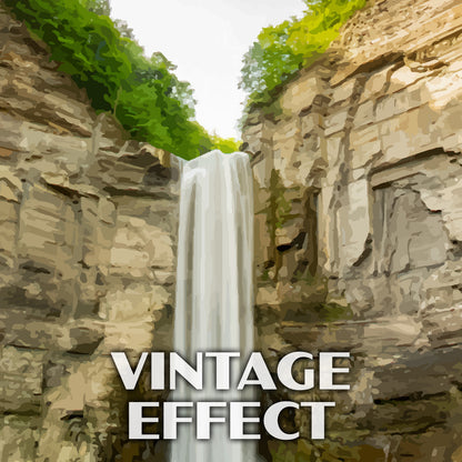 Taughannock Falls State Park Poster - WPA (Front View)
