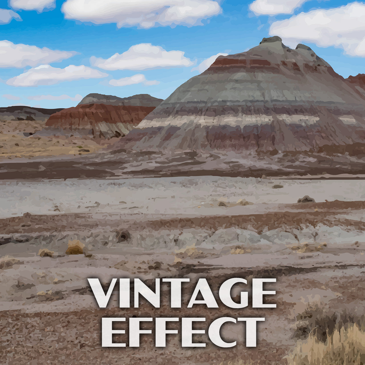 Petrified Forest National Park Poster - WPA (Teepees)
