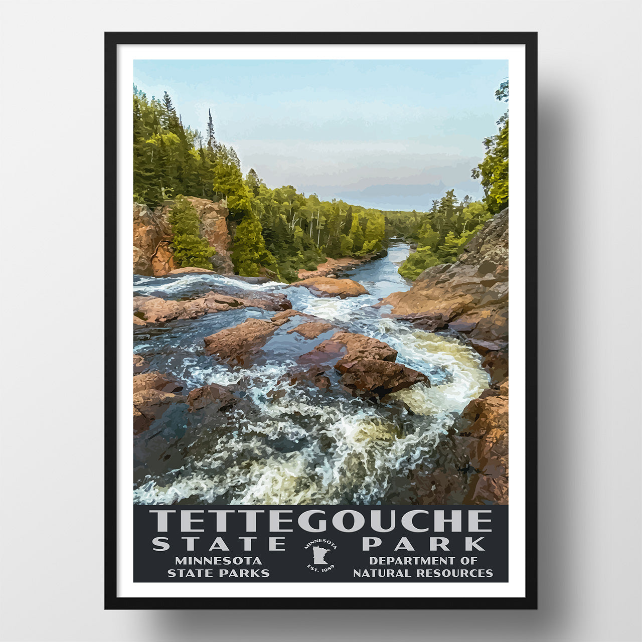 Tettegouche State Park Poster