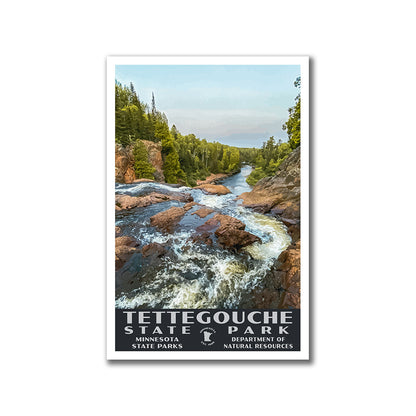 Tettegouche State Park Poster-WPA (Baptism River)