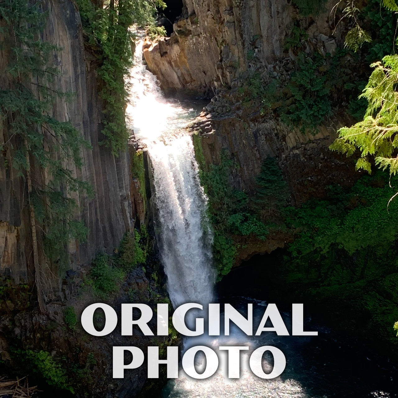 Umpqua National Forest Poster-WPA (Toketee Falls)