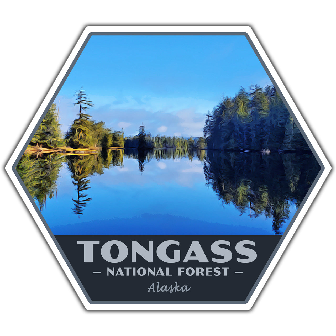 Tongass national forest sticker