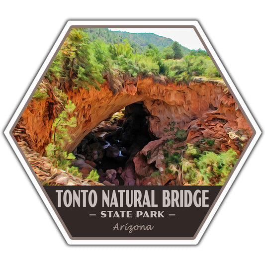 Tonto Natural Bridge state park sticker