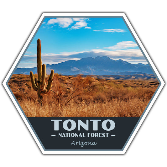 Tonto national forest sticker