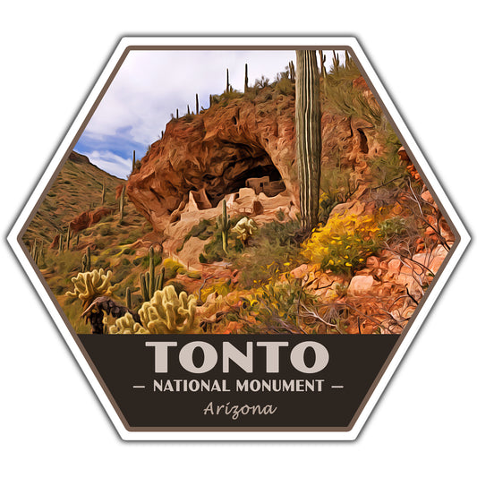 Tonto national monument sticker