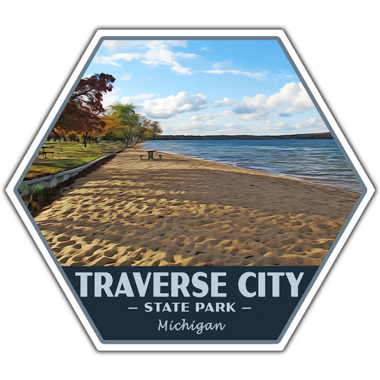 Traverse City state park sticker
