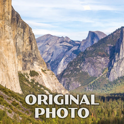 Yosemite National Park Poster-WPA (Tunnel View)