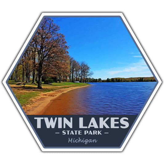 Twin Lakes state park sticker