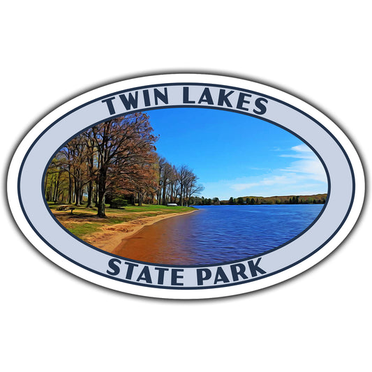 Twin Lakes state park sticker
