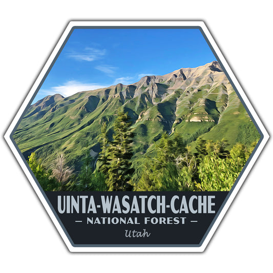 Uinta-Wasatch-Cache national forest sticker