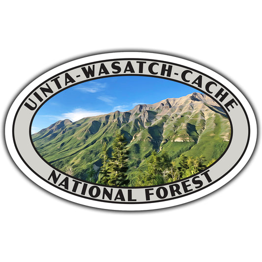Uinta-Wasatch-Cache national forest sticker