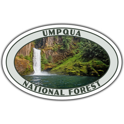 Umpqua national forest sticker
