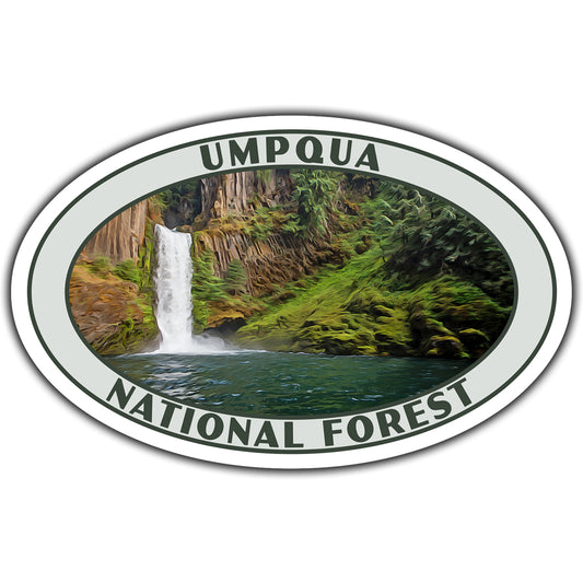 Umpqua national forest sticker