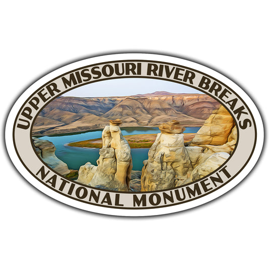 Upper Missouri River Breaks national monument sticker