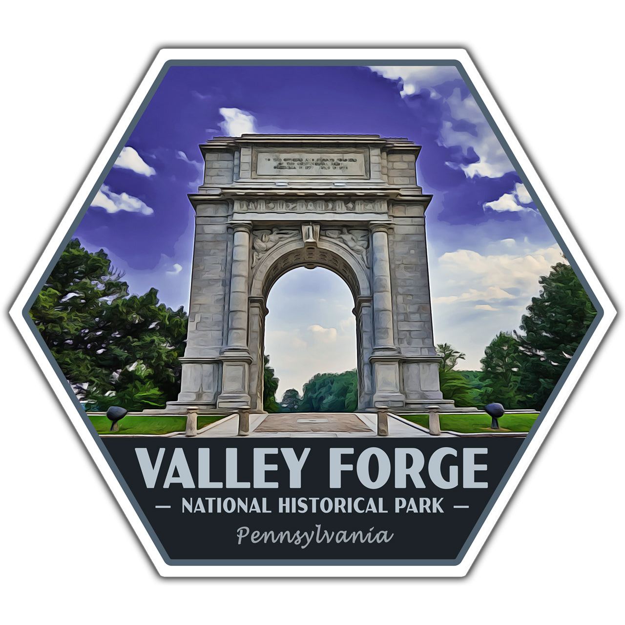 Valley Forge national historical park sticker