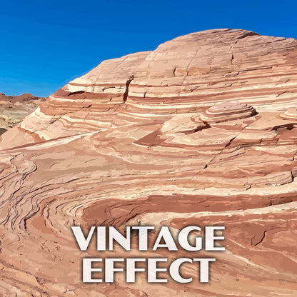 Valley of Fire State Park Poster-WPA (Fire Wave)