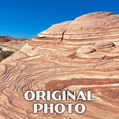 Valley of Fire State Park Poster-WPA (Fire Wave)