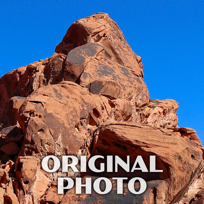 Valley of Fire State Park Poster-WPA (Rock Formation)