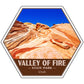 Valley of Fire state park sticker