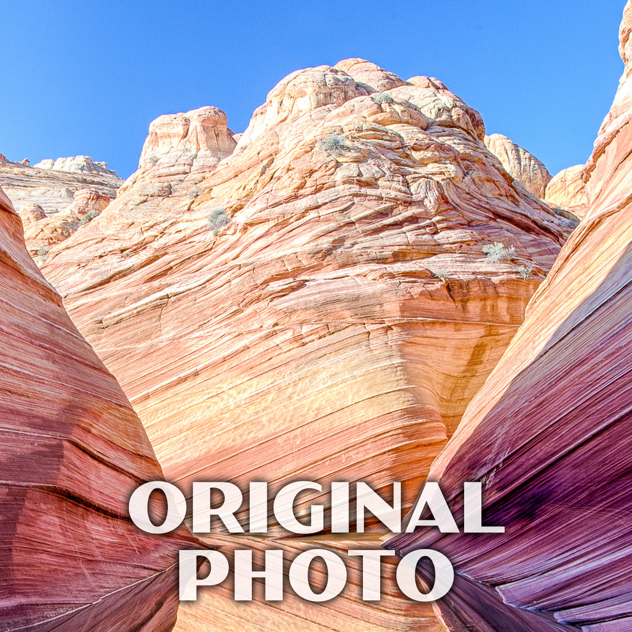 Vermillion Cliffs National Monument Poster-WPA (Slot Canyon)