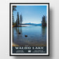 Waldo Lake poster