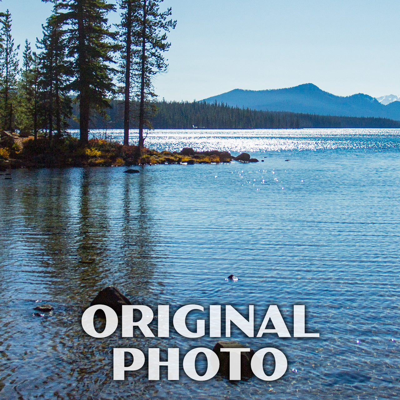Waldo Lake Poster-WPA (North Shore) (Oregon State)