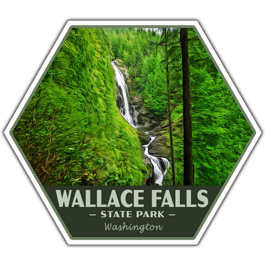 Wallace Falls state park sticker